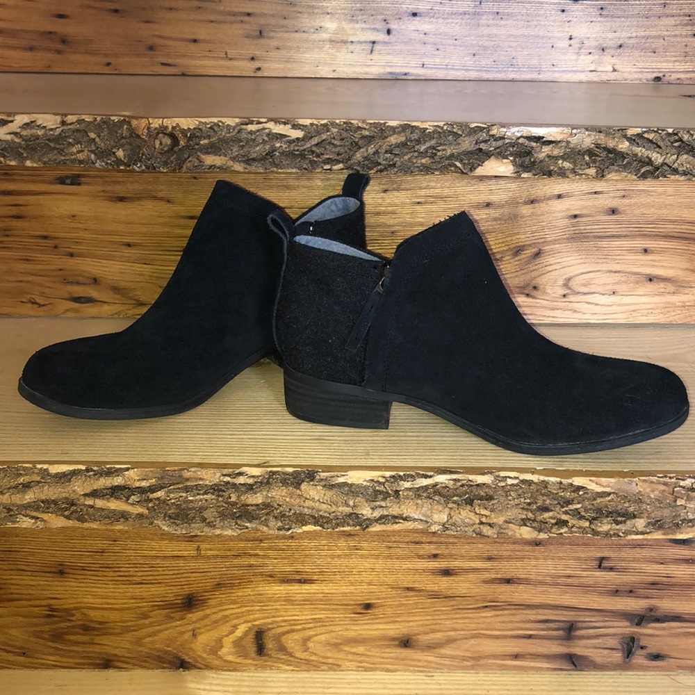 TOMS black booties